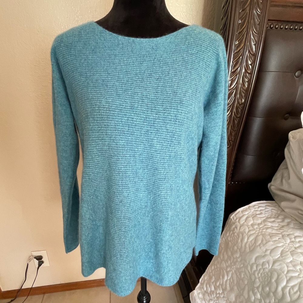 100% 2 Ply Max Studio Cashmere Tunic Sweater